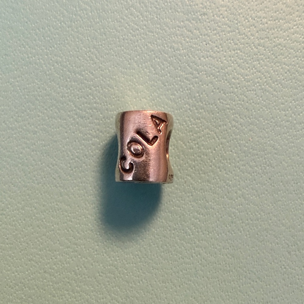 Pandora Silver 'SOLO' Barrel Charm